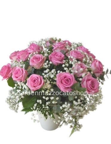Sfera Vetro MAXI con rose stabilizzate e Swarovski » Fiorista a Feltre per  acquisto online e consegna domicilio di fiori e piante a Feltre.